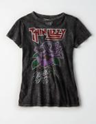 American Eagle Outfitters Thin Lizzy Acid-washed Graphic T-shirt