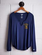 Tailgate Women's Notre Dame Split Neck T-shirt