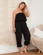 Aerie Strapless Ruffle Jumpsuit