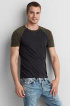 American Eagle Outfitters Ae Raglan Crew T-shirt