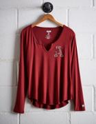 Tailgate Women's Arkansas Split Neck T-shirt