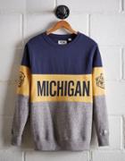 Tailgate Women's Michigan Colorblock Sweatshirt