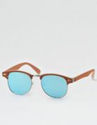 American Eagle Outfitters Wood Club Sunglasses