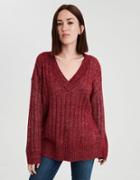 American Eagle Outfitters Ae Ribbed V-neck Pullover Sweater