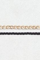 American Eagle Outfitters Ae Gold Chain Braid Choker Duo