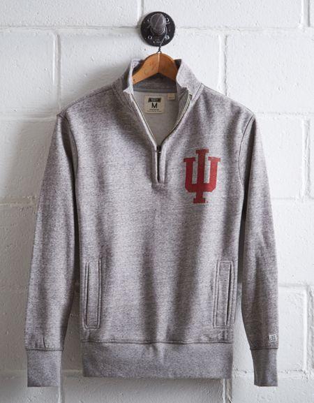 Tailgate Men's Indiana Half-zip Fleece Popover