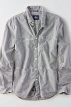American Eagle Outfitters Ae Gingham Poplin Shirt