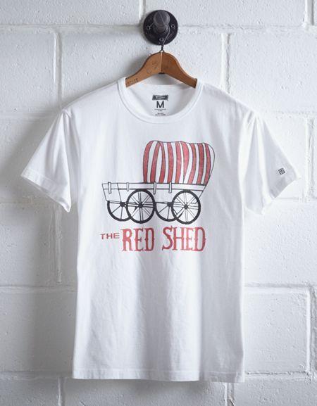 Tailgate Men's Wisconsin Red Shed T-shirt