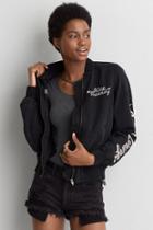 American Eagle Outfitters Ae Silver Linings Bomber Jacket