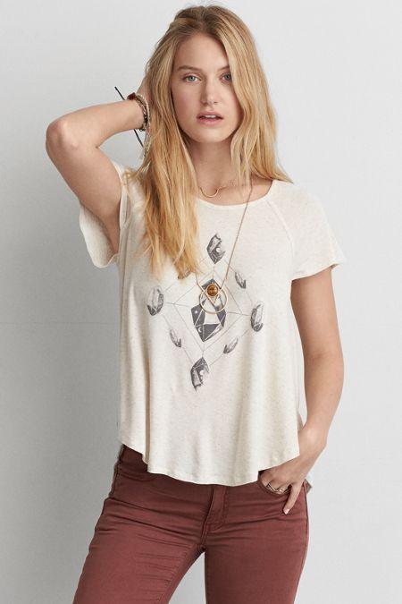 American Eagle Outfitters Ae Graphic Jegging T-shirt