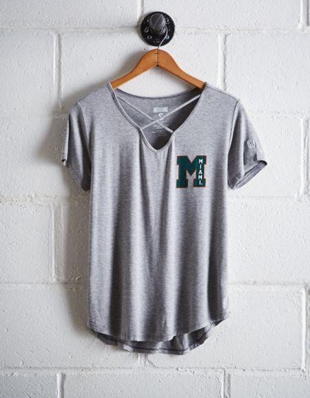 Tailgate Women's Miami Cage Front Tee