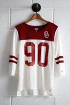 Tailgate Women's Oklahoma 3/4 Sleeve Jersey