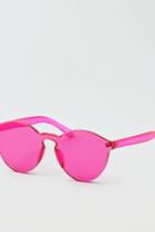 American Eagle Outfitters Ae Pink Rumba Mono Sunglasses
