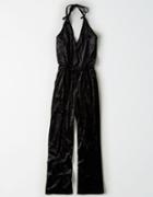American Eagle Outfitters Don't Ask Why Velvet Romper