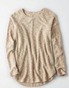 American Eagle Outfitters Ae Waffle High-low Tee
