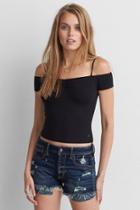 American Eagle Outfitters Ae First Essentials Cold Shoulder Shirt