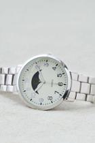 American Eagle Outfitters Ae Silver Sun & Moon Watch