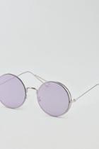 American Eagle Outfitters Ae Lilac Lens Metal Sunglasses