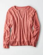 American Eagle Outfitters Ae Soft & Sexy Plush V-neck Top
