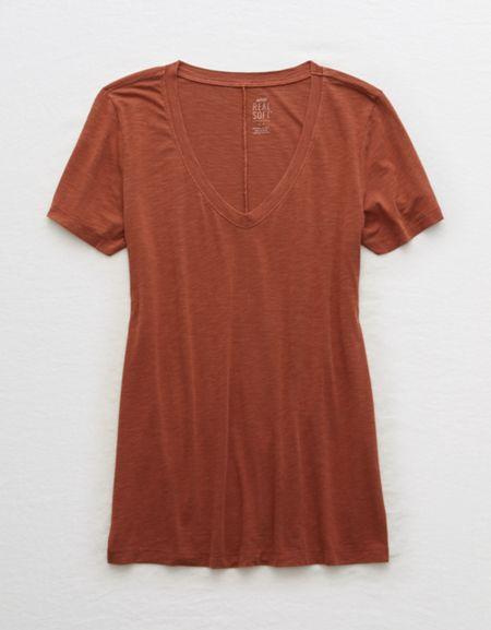 Aerie Real Soft(r) V-neck Tee