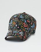 American Eagle Outfitters Ae Floral Embroidered Baseball Hat