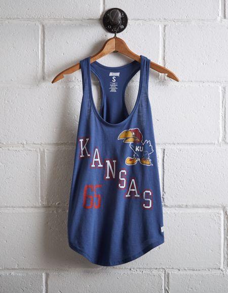 Tailgate Women's Kansas Racerback Tank