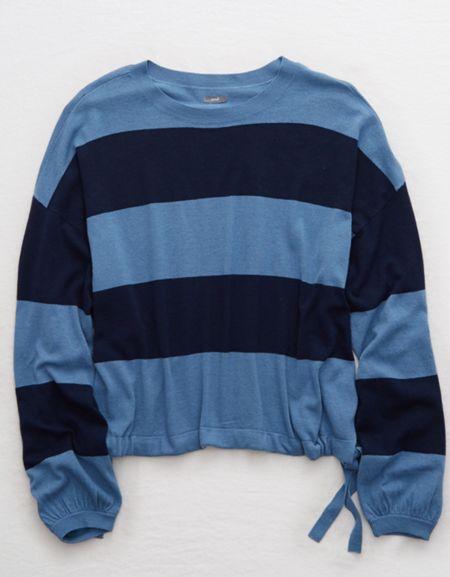 Aerie Side Tie Sweater
