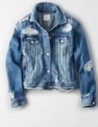 American Eagle Outfitters Ae Mended Classic Denim Jacket