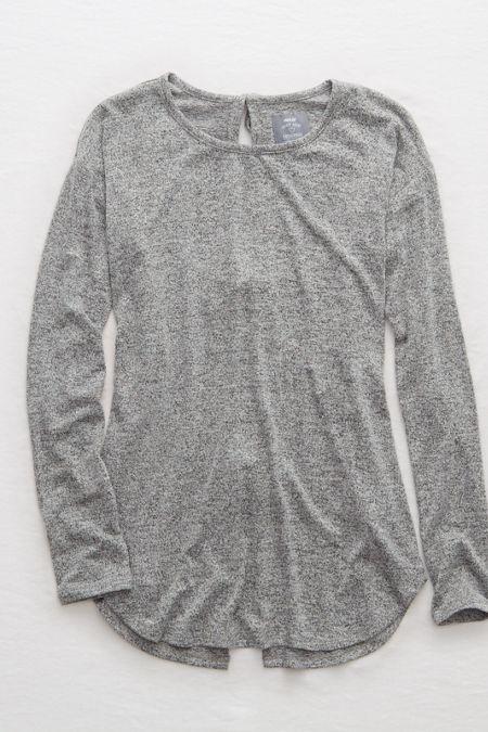 Aerie Plush Open Back Tee