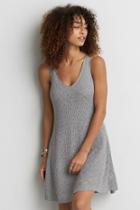 American Eagle Outfitters Ae Pointelle Tank Sweater Dress