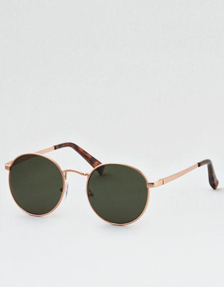 American Eagle Outfitters Gold Rounds Sunglasses