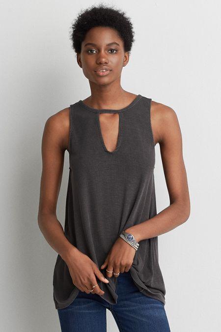 American Eagle Outfitters Ae Soft & Sexy Cutout Jegging Tank
