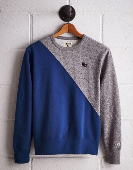 Tailgate Men's Kansas Colorblock Sweatshirt