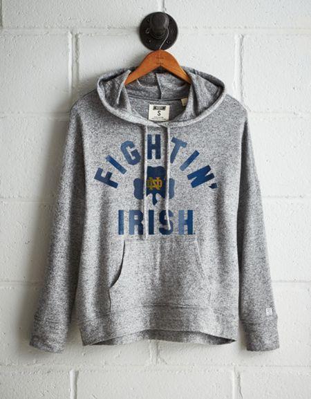 Tailgate Women's Notre Dame Plush Hoodie