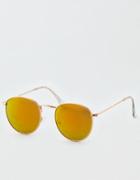American Eagle Outfitters Ae Classic Metal Round Sunglasses