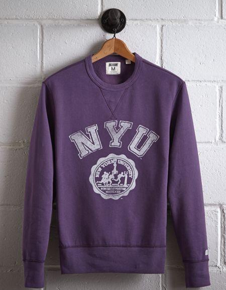 Tailgate Men's Nyu Crew Sweatshirt
