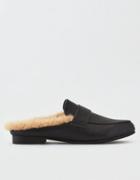 American Eagle Outfitters Ae Fur Lined Loafer Mule
