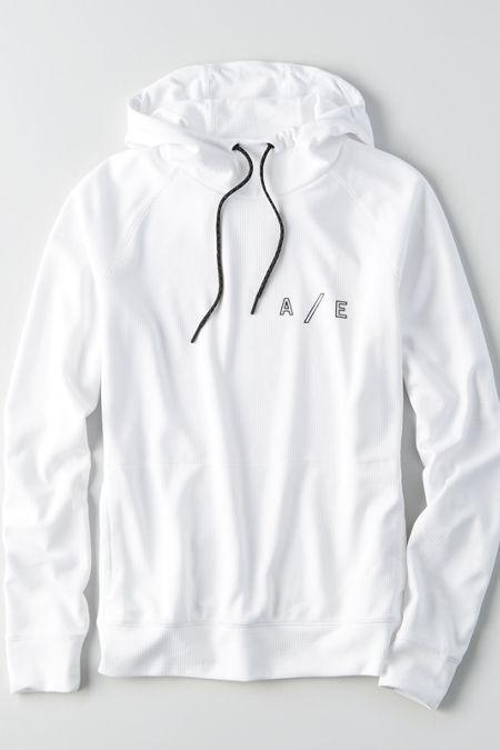 American Eagle Outfitters Ae Active Graphic Waffle Hoodie