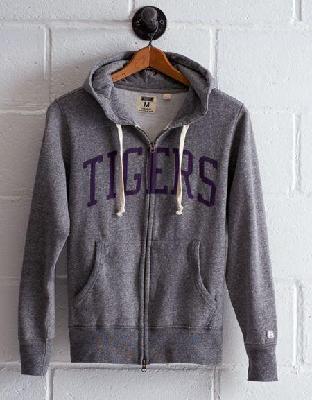 Tailgate Men's Lsu Zip Hoodie