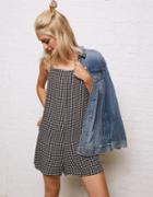 American Eagle Outfitters Don't Ask Why Straight Neck Romper