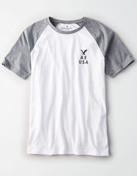 American Eagle Outfitters Ae Raglan T-shirt
