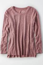 American Eagle Outfitters Ae Soft & Sexy Plush Step-hem Sweatshirt