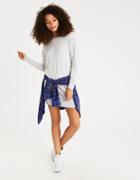 American Eagle Outfitters Ae Tie-back Sweatshirt Dress