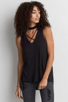 American Eagle Outfitters Ae Criss Cross Tank