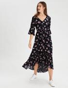 American Eagle Outfitters Ae Ladder Trim Maxi Dress