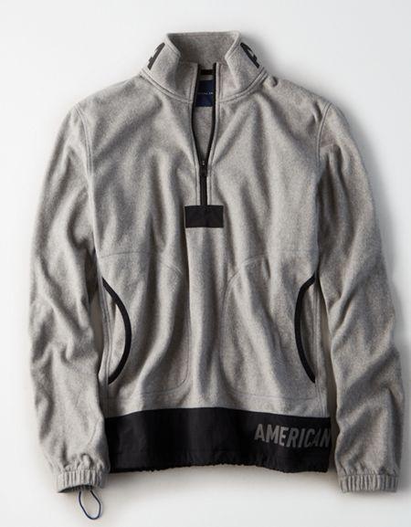 American Eagle Outfitters Ae Fleece 1/4 Zip Sweatshirt