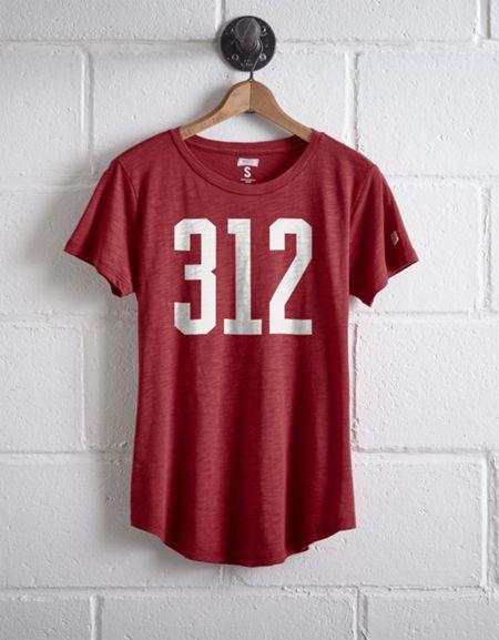 Tailgate Women's Chicago 312 T-shirt
