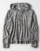American Eagle Outfitters Ae Waffle Plush Hoodie