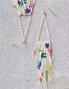 American Eagle Outfitters Ae Seed Bead Trinagle Duster Earring
