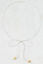 American Eagle Outfitters Ae Silver Bow Choker
